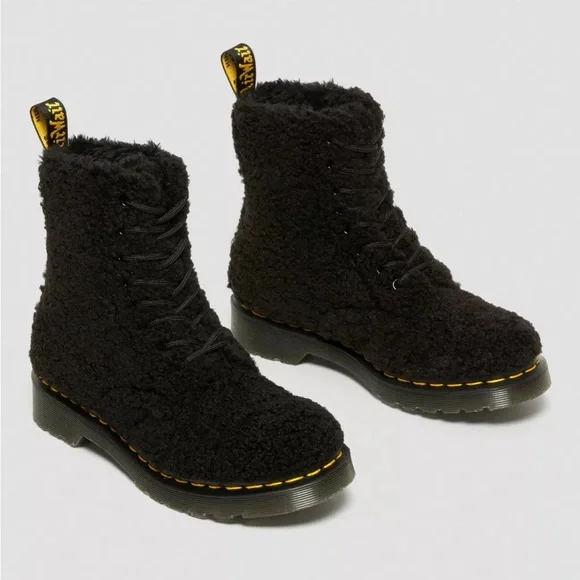 Dr martens deals shearling